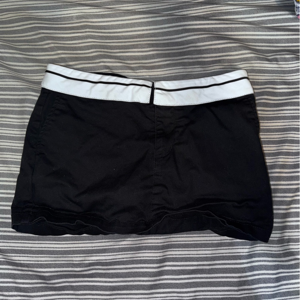 Black and White Skort